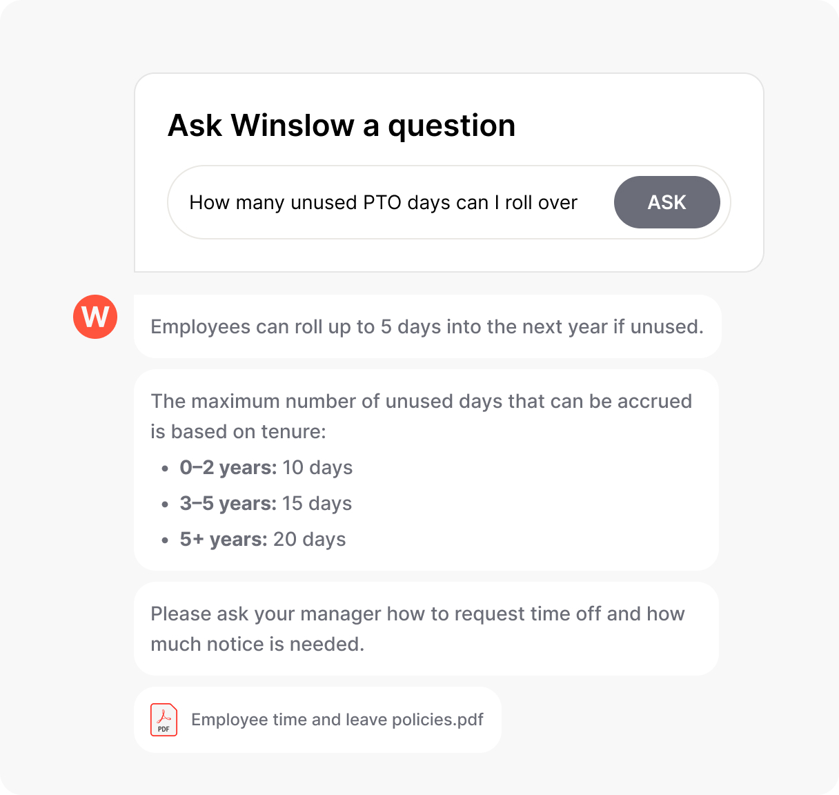 HR chatbot