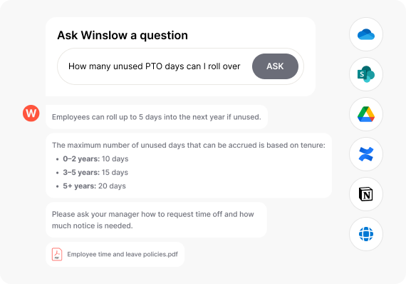 Winslow HR Answer