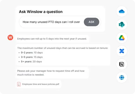 Winslow HR Answer